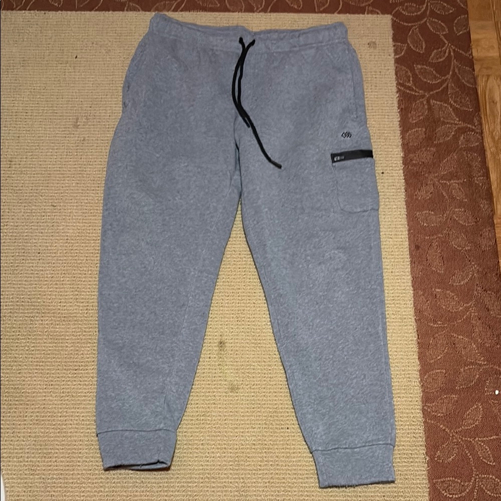 Gray Joggers with Black Accents